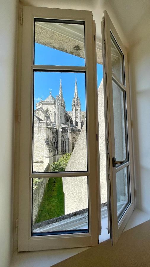 Appartement T2 - Vue Imprenable Sur La Cathedrale Quimper Exteriér fotografie