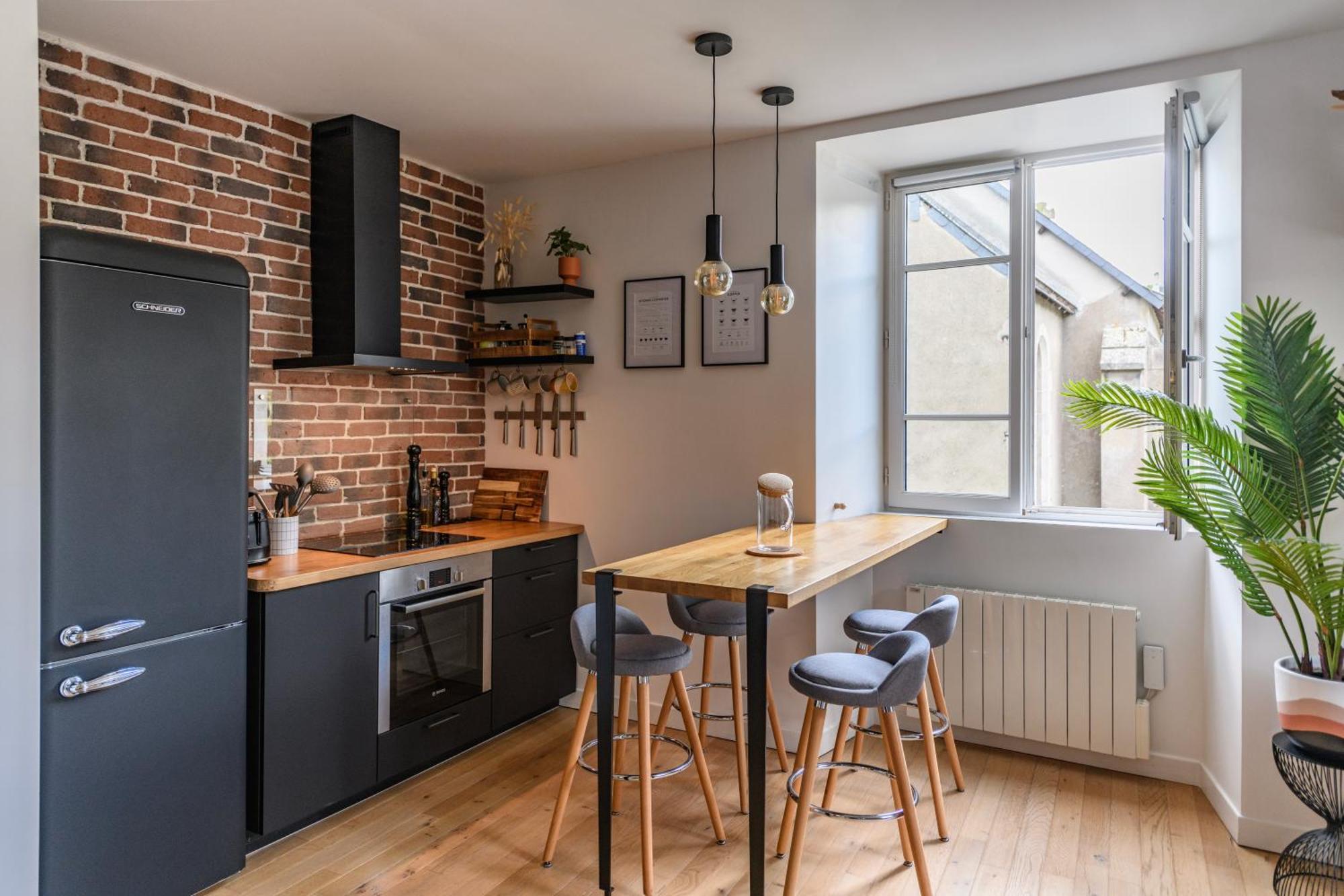 Appartement T2 - Vue Imprenable Sur La Cathedrale Quimper Exteriér fotografie